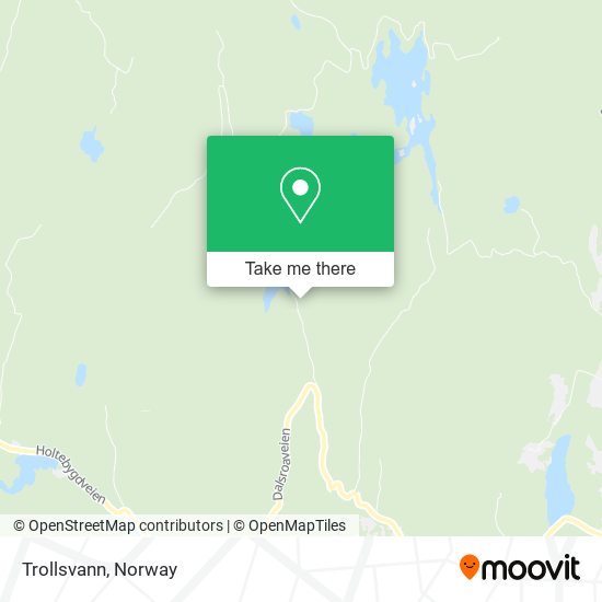 Trollsvann map