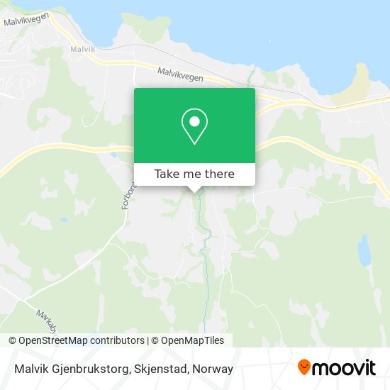 Malvik Gjenbrukstorg, Skjenstad map