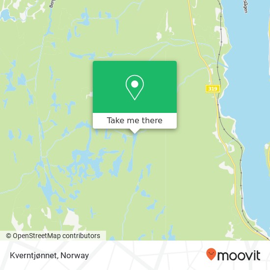 Kverntjønnet map