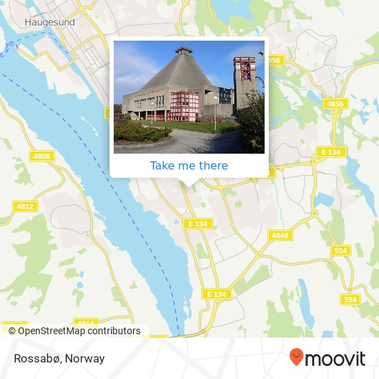Rossabø map