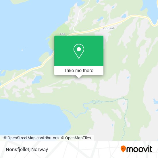 Nonsfjellet map