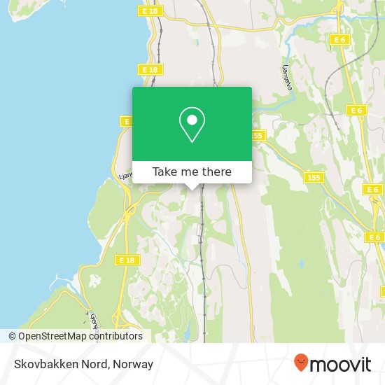 Skovbakken Nord map