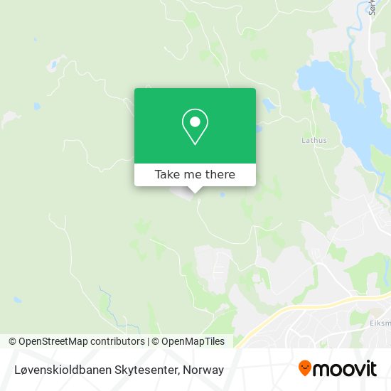 Løvenskioldbanen Skytesenter map