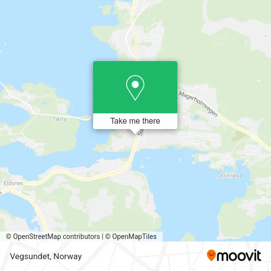 Vegsundet map