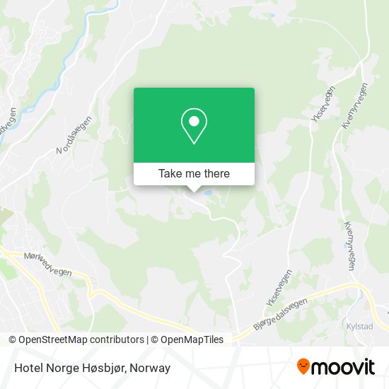 Hotel Norge Høsbjør map