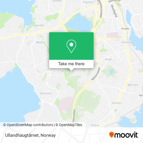 Ullandhaugtårnet map