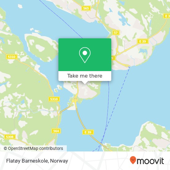 Flatøy Barneskole map