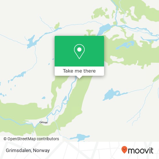 Grimsdalen map