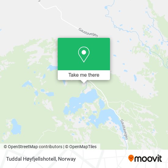 Tuddal Høyfjellshotell map