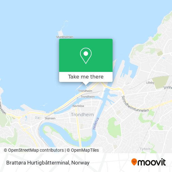 Brattøra Hurtigbåtterminal map