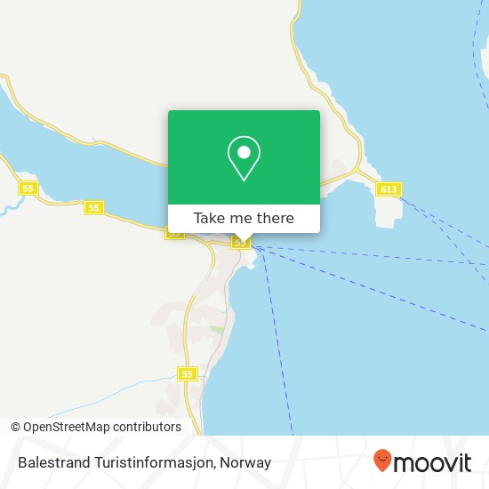 Balestrand Turistinformasjon map