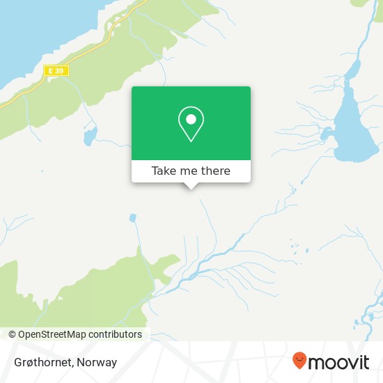 Grøthornet map