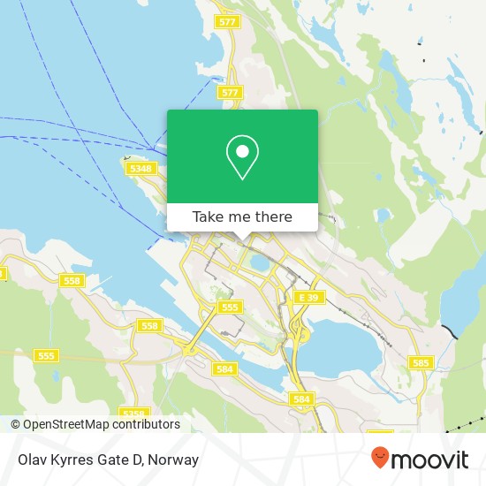 Olav Kyrres Gate D map