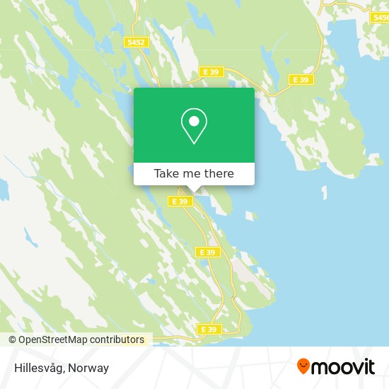 Hillesvåg map