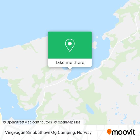 Vingvågen Småbåthavn Og Camping map