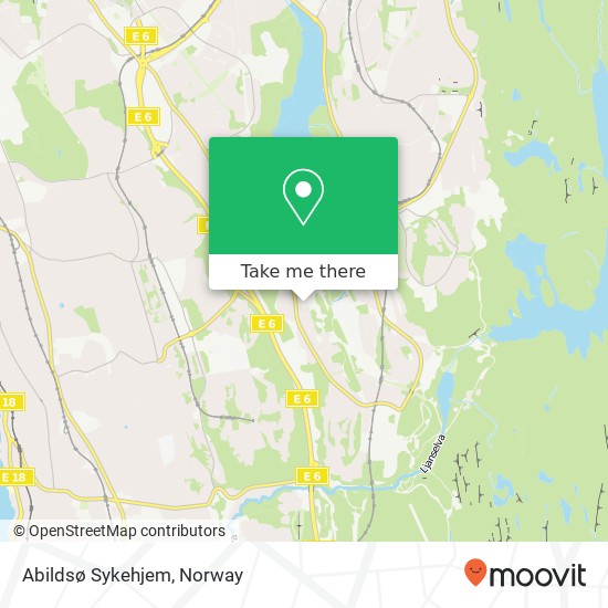 Abildsø Sykehjem map