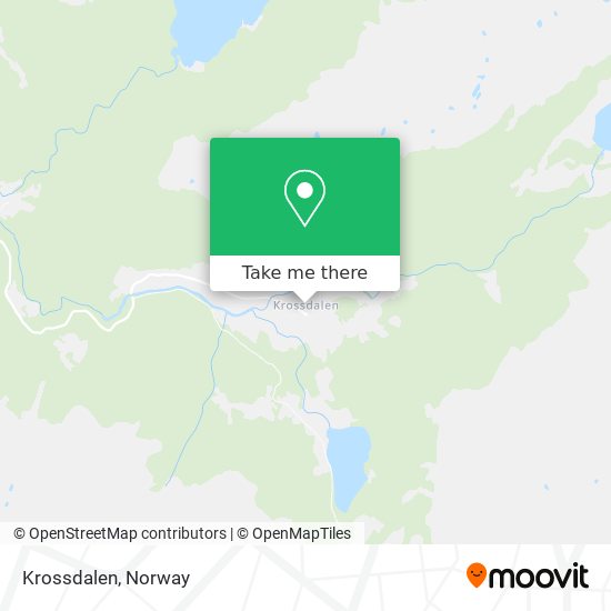 Krossdalen map