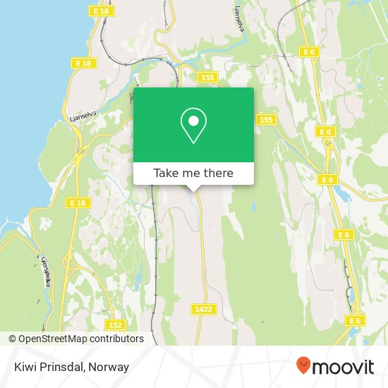 Kiwi Prinsdal map