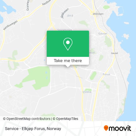 Service - Elkjøp Forus map