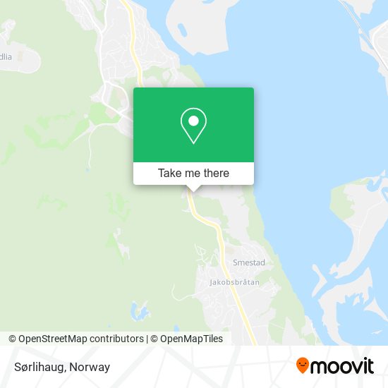 Sørlihaug map