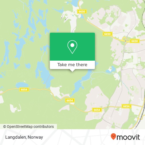 Langdalen map