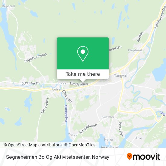 Søgneheimen Bo Og Aktivitetssenter map