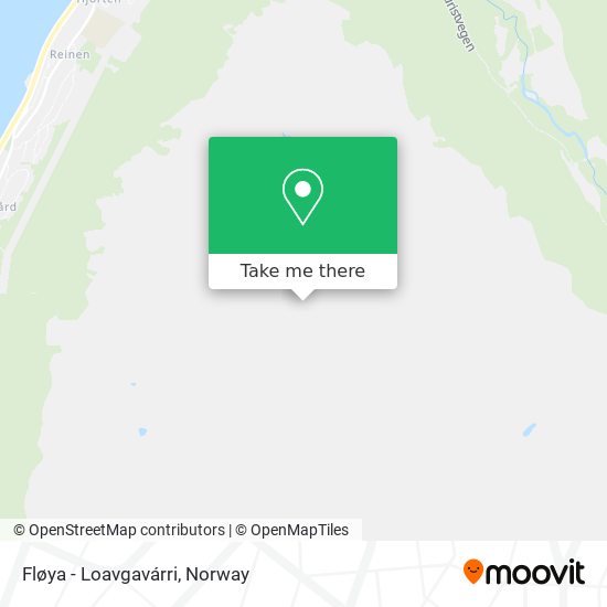 Fløya - Loavgavárri map
