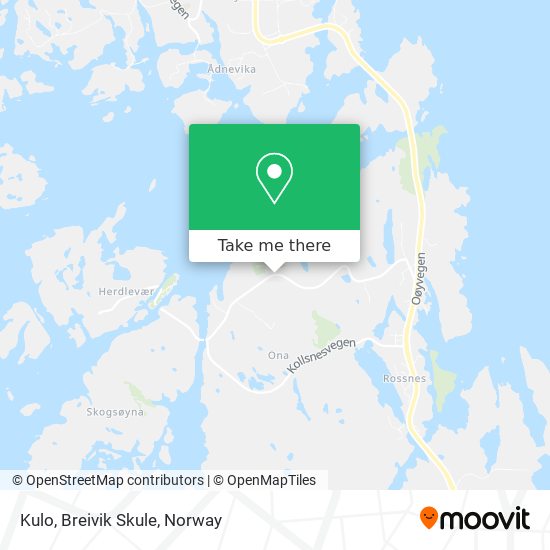 Kulo, Breivik Skule map