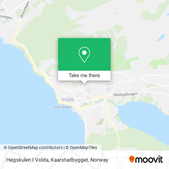 Høgskulen I Volda, Kaarstadbygget map