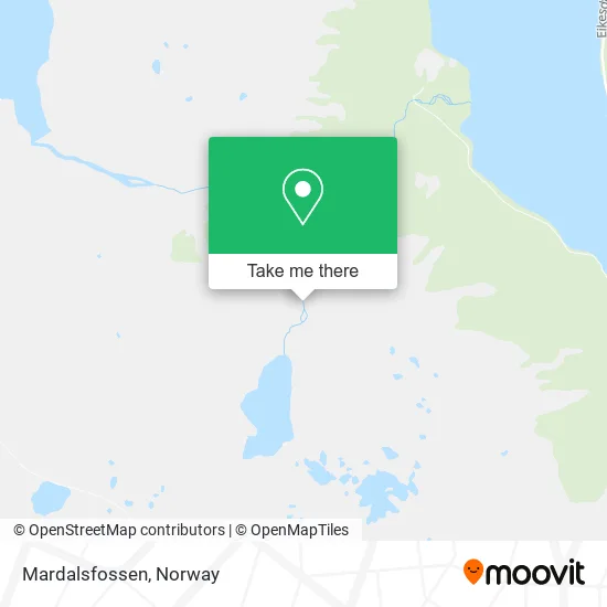 Mardalsfossen map