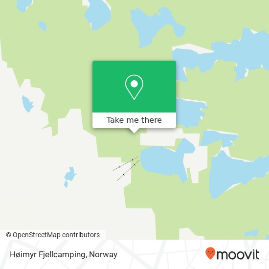 Høimyr Fjellcamping map