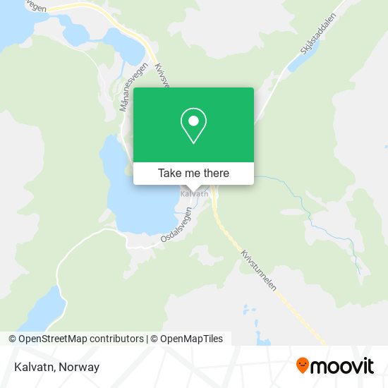 Kalvatn map