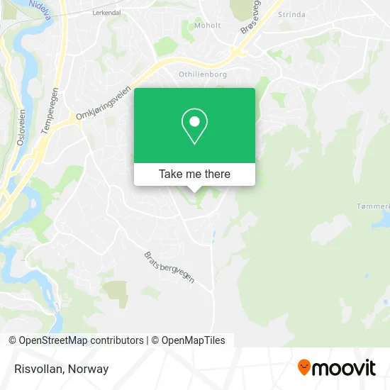 Risvollan map