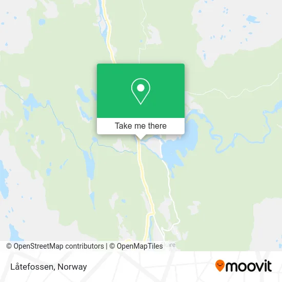 Låtefossen map