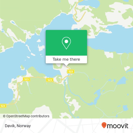 Døvik map