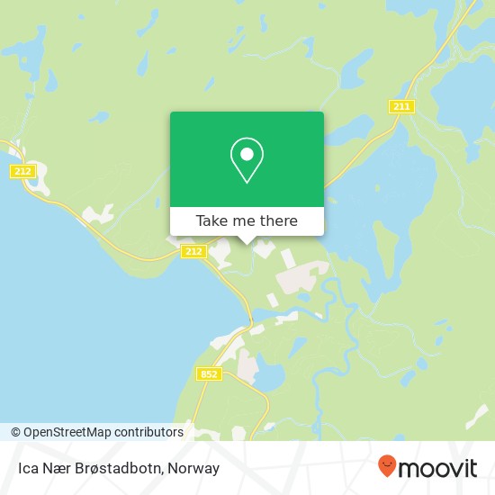 Ica Nær Brøstadbotn map