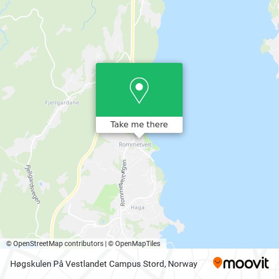 Høgskulen På Vestlandet Campus Stord map