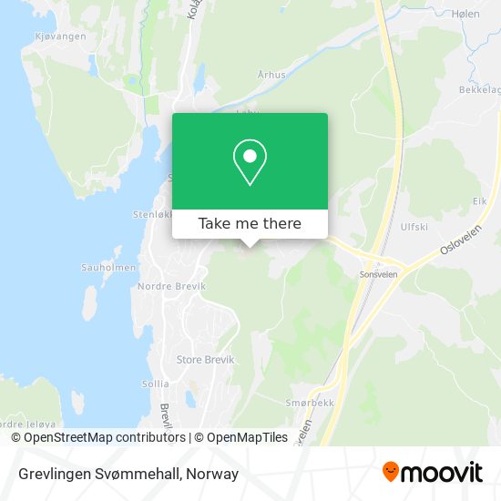 Grevlingen Svømmehall map
