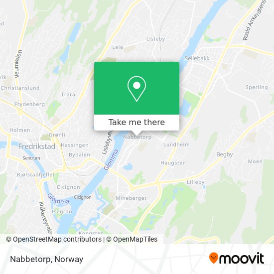 Nabbetorp map