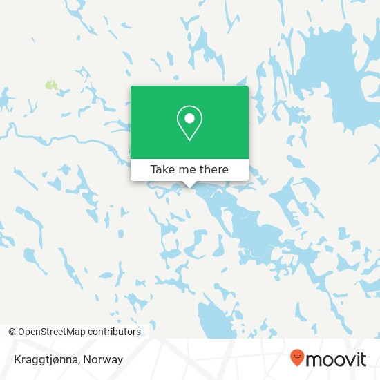 Kraggtjønna map