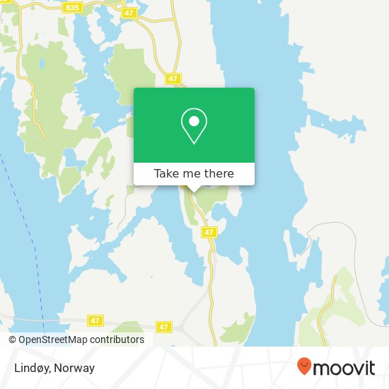 Lindøy map