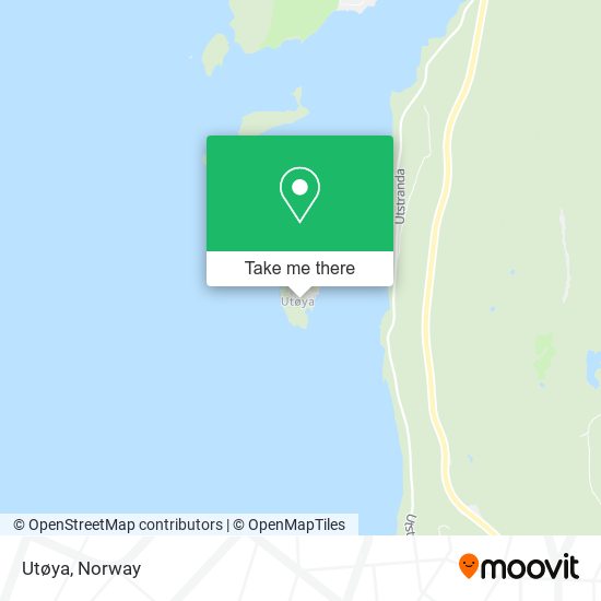 Utøya map