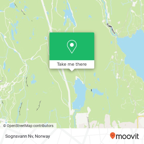Sognsvann Nv map