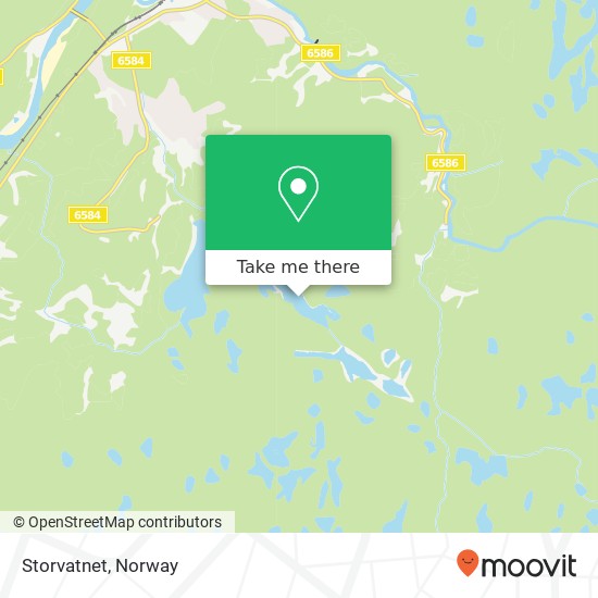 Storvatnet map