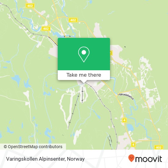 Varingskollen Alpinsenter map