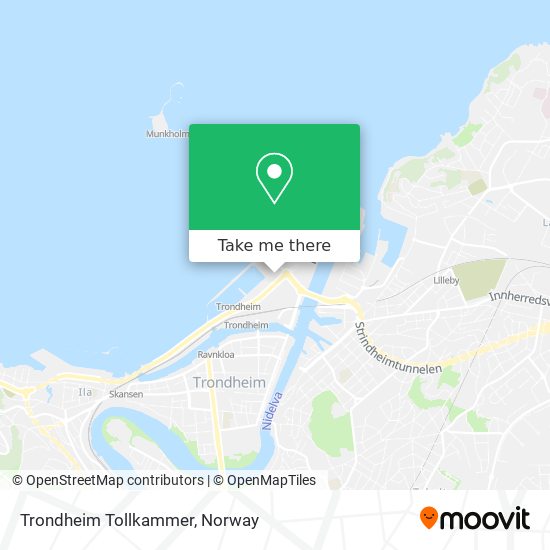 Trondheim Tollkammer map