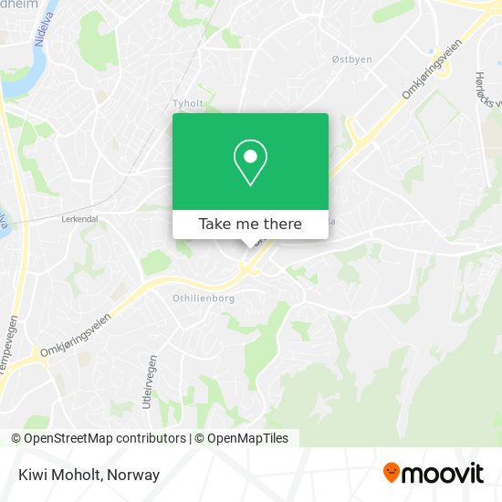 Kiwi Moholt map