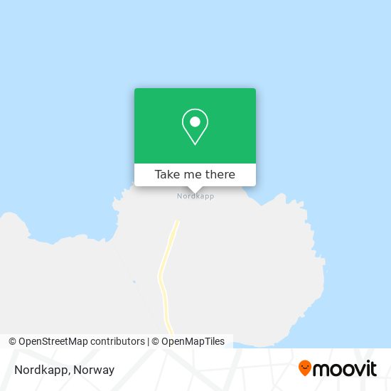 Nordkapp map