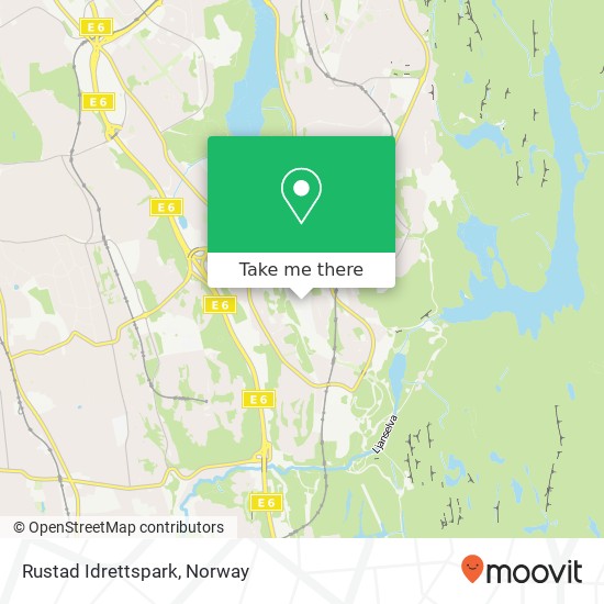 Rustad Idrettspark map