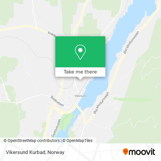 Vikersund Kurbad map